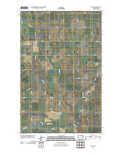 Overly North Dakota Historical topographic map, 1:24000 scale, 7.5 X 7.5 Minute, Year 2011