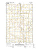 Overly North Dakota Current topographic map, 1:24000 scale, 7.5 X 7.5 Minute, Year 2014