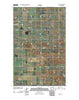 Overly SE North Dakota Historical topographic map, 1:24000 scale, 7.5 X 7.5 Minute, Year 2011