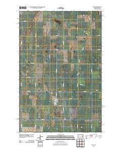 Page North Dakota Historical topographic map, 1:24000 scale, 7.5 X 7.5 Minute, Year 2011