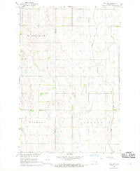 Page SW North Dakota Historical topographic map, 1:24000 scale, 7.5 X 7.5 Minute, Year 1967
