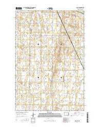 Page SE North Dakota Current topographic map, 1:24000 scale, 7.5 X 7.5 Minute, Year 2014