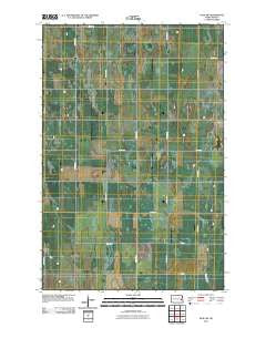 Page SW North Dakota Historical topographic map, 1:24000 scale, 7.5 X 7.5 Minute, Year 2011