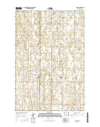Page SW North Dakota Current topographic map, 1:24000 scale, 7.5 X 7.5 Minute, Year 2014