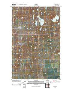 Palermo North Dakota Historical topographic map, 1:24000 scale, 7.5 X 7.5 Minute, Year 2011