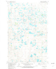 Palermo NE North Dakota Historical topographic map, 1:24000 scale, 7.5 X 7.5 Minute, Year 1981