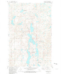 Palermo NW North Dakota Historical topographic map, 1:24000 scale, 7.5 X 7.5 Minute, Year 1981