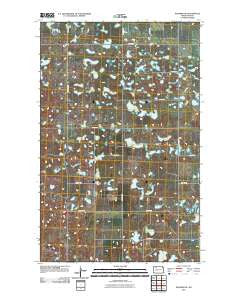 Palermo NE North Dakota Historical topographic map, 1:24000 scale, 7.5 X 7.5 Minute, Year 2011