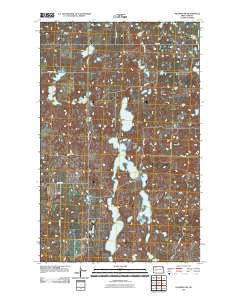 Palermo NW North Dakota Historical topographic map, 1:24000 scale, 7.5 X 7.5 Minute, Year 2011