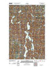 Palermo NW North Dakota Historical topographic map, 1:24000 scale, 7.5 X 7.5 Minute, Year 2011