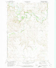 Paradise Flats North Dakota Historical topographic map, 1:24000 scale, 7.5 X 7.5 Minute, Year 1972
