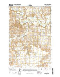 Paradise Flats North Dakota Current topographic map, 1:24000 scale, 7.5 X 7.5 Minute, Year 2014
