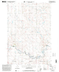 Parks Hills North Dakota Historical topographic map, 1:24000 scale, 7.5 X 7.5 Minute, Year 1998