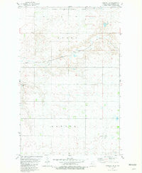 Parshall NE North Dakota Historical topographic map, 1:24000 scale, 7.5 X 7.5 Minute, Year 1981