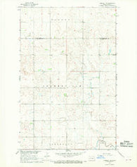 Parshall SE North Dakota Historical topographic map, 1:24000 scale, 7.5 X 7.5 Minute, Year 1967