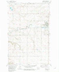 Parshall North Dakota Historical topographic map, 1:24000 scale, 7.5 X 7.5 Minute, Year 1981