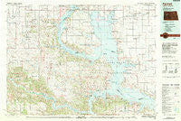 Parshall North Dakota Historical topographic map, 1:100000 scale, 30 X 60 Minute, Year 1982