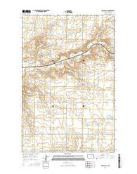 Parshall NE North Dakota Current topographic map, 1:24000 scale, 7.5 X 7.5 Minute, Year 2014