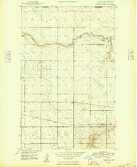Paulson North Dakota Historical topographic map, 1:24000 scale, 7.5 X 7.5 Minute, Year 1949