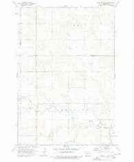 Pearl Butte NW North Dakota Historical topographic map, 1:24000 scale, 7.5 X 7.5 Minute, Year 1974