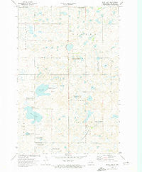 Pearl Lake North Dakota Historical topographic map, 1:24000 scale, 7.5 X 7.5 Minute, Year 1972