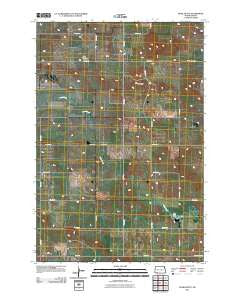 Pearl Butte North Dakota Historical topographic map, 1:24000 scale, 7.5 X 7.5 Minute, Year 2011