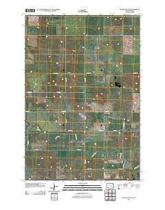 Pearl Butte NW North Dakota Historical topographic map, 1:24000 scale, 7.5 X 7.5 Minute, Year 2011