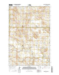 Pearl Butte NW North Dakota Current topographic map, 1:24000 scale, 7.5 X 7.5 Minute, Year 2014
