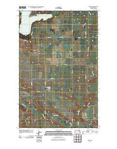 Pekin North Dakota Historical topographic map, 1:24000 scale, 7.5 X 7.5 Minute, Year 2011