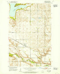 Pekin North Dakota Historical topographic map, 1:24000 scale, 7.5 X 7.5 Minute, Year 1951