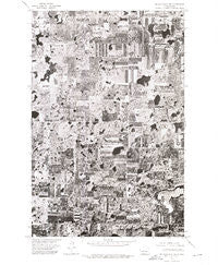 Pelican Lake NW North Dakota Historical topographic map, 1:24000 scale, 7.5 X 7.5 Minute, Year 1974