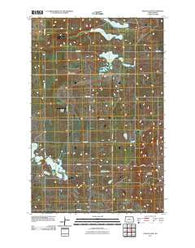 Pelican Lake North Dakota Historical topographic map, 1:24000 scale, 7.5 X 7.5 Minute, Year 2011