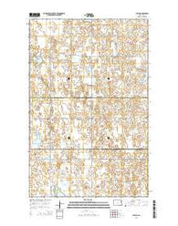 Pelto North Dakota Current topographic map, 1:24000 scale, 7.5 X 7.5 Minute, Year 2014