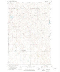 Pelto North Dakota Historical topographic map, 1:24000 scale, 7.5 X 7.5 Minute, Year 1971