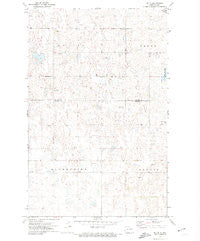 Pelto North Dakota Historical topographic map, 1:24000 scale, 7.5 X 7.5 Minute, Year 1971