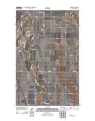 Pembina North Dakota Historical topographic map, 1:24000 scale, 7.5 X 7.5 Minute, Year 2011