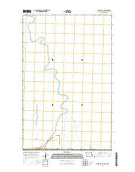 Pembina OE N North Dakota Current topographic map, 1:24000 scale, 7.5 X 7.5 Minute, Year 2014