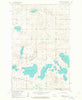Peterson Lake North Dakota Historical topographic map, 1:24000 scale, 7.5 X 7.5 Minute, Year 1961
