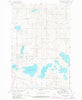 Peterson Lake North Dakota Historical topographic map, 1:24000 scale, 7.5 X 7.5 Minute, Year 1961