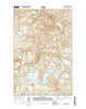 Peterson Lake North Dakota Current topographic map, 1:24000 scale, 7.5 X 7.5 Minute, Year 2014