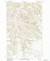 Petes Creek North Dakota Historical topographic map, 1:24000 scale, 7.5 X 7.5 Minute, Year 1974