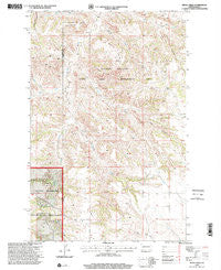 Petes Creek North Dakota Historical topographic map, 1:24000 scale, 7.5 X 7.5 Minute, Year 1997