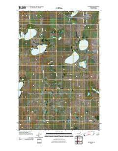 Pettibone North Dakota Historical topographic map, 1:24000 scale, 7.5 X 7.5 Minute, Year 2011
