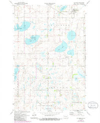 Pettibone North Dakota Historical topographic map, 1:24000 scale, 7.5 X 7.5 Minute, Year 1972