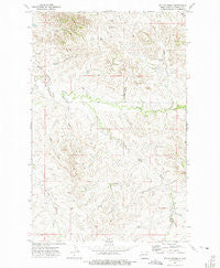 Phillip Spring North Dakota Historical topographic map, 1:24000 scale, 7.5 X 7.5 Minute, Year 1972