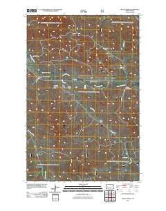 Phillip Spring North Dakota Historical topographic map, 1:24000 scale, 7.5 X 7.5 Minute, Year 2011
