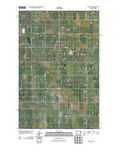 Pillsbury North Dakota Historical topographic map, 1:24000 scale, 7.5 X 7.5 Minute, Year 2011