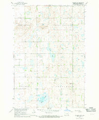 Pillsbury SW North Dakota Historical topographic map, 1:24000 scale, 7.5 X 7.5 Minute, Year 1967