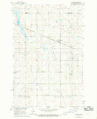 Pillsbury North Dakota Historical topographic map, 1:24000 scale, 7.5 X 7.5 Minute, Year 1967