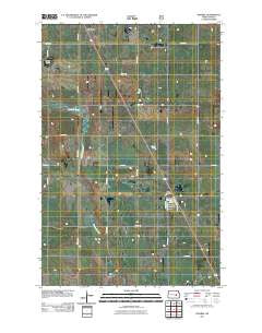 Pingree North Dakota Historical topographic map, 1:24000 scale, 7.5 X 7.5 Minute, Year 2011